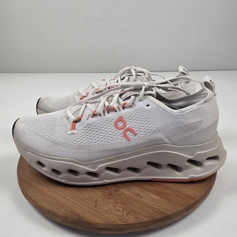 On CloudTec Phase Shoes Mens Size 13 White Mesh Running Athletic Sneakers